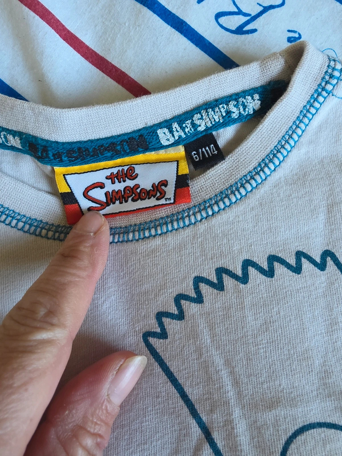 T-shirt Bart Simpson – The Simpsons – The Simpsons – taille 6 ans / 116 cm 2