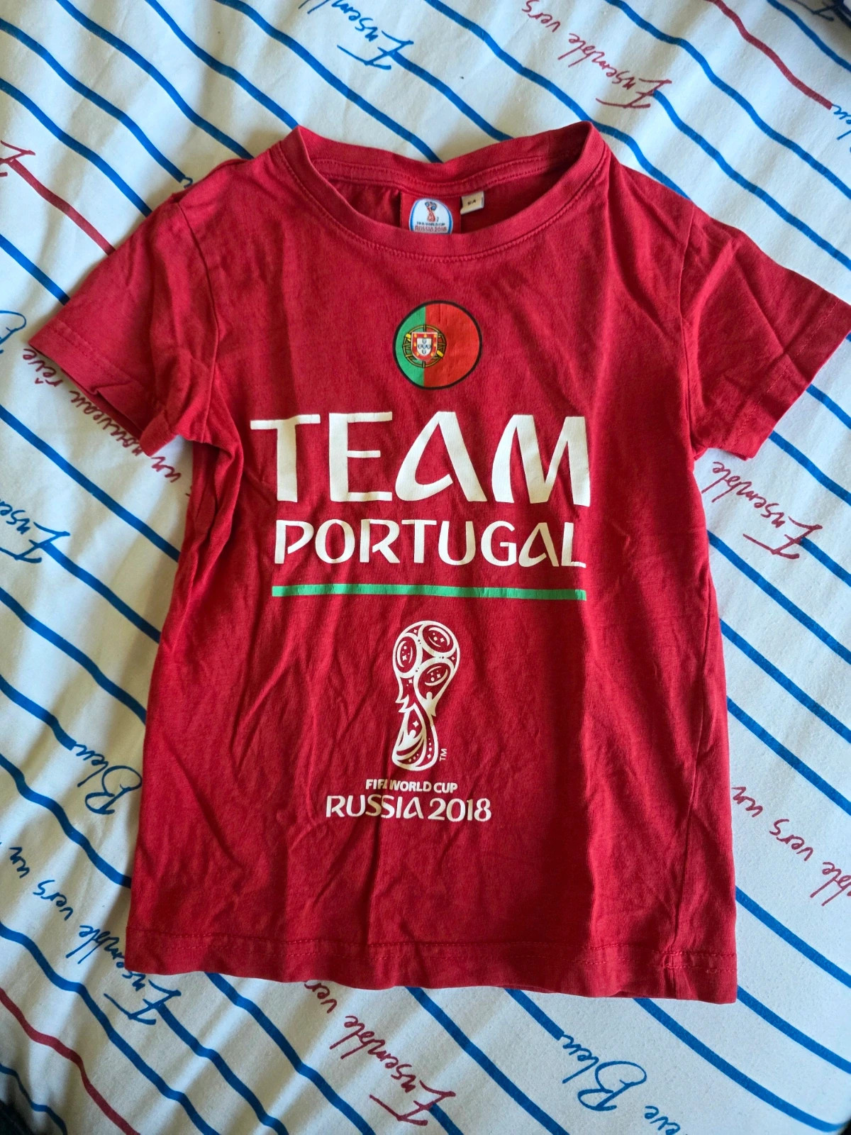 T-shirt Team Portugal – Coupe du Monde FIFA 2018 – FIFA – taille 5 ans / 110 cm