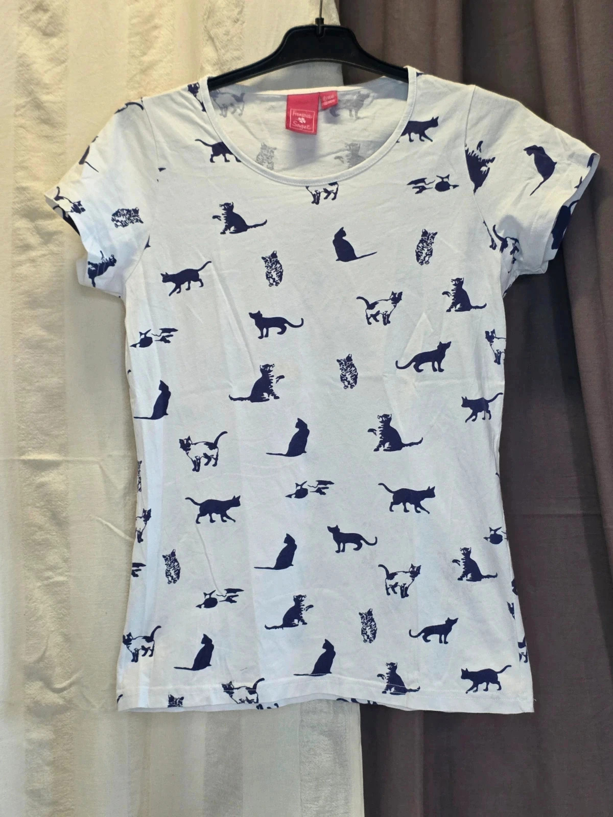 Tee-shirt imprimé chats femme🌸 – Francoise Saget – taille M / 38 / 10 2