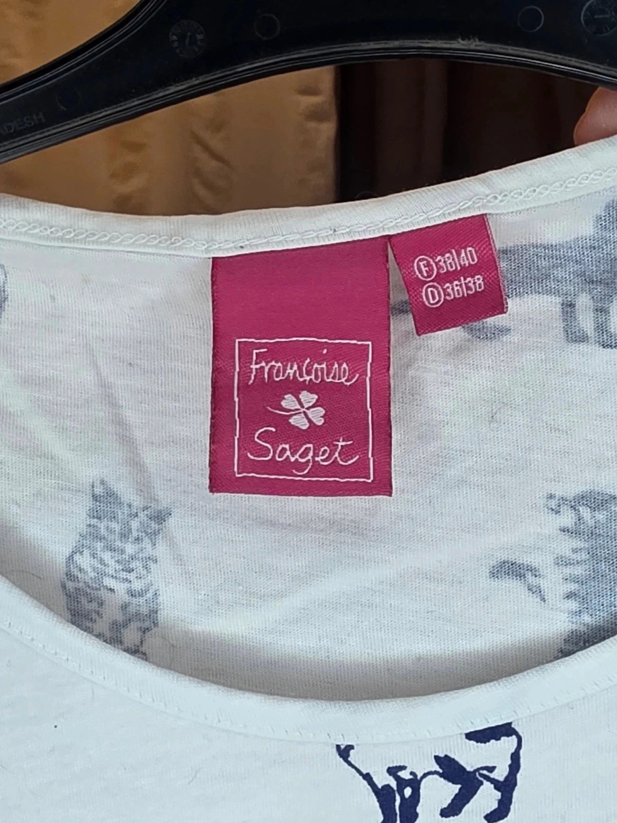 Tee-shirt imprimé chats femme🌸 – Francoise Saget – taille M / 38 / 10 3