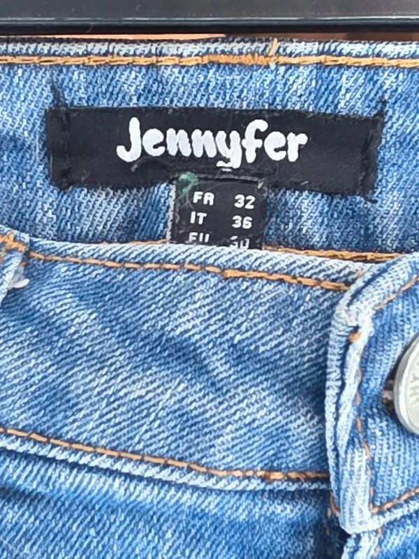 Short en jean femme dentelle🌸 – Jennyfer – taille XXS / 32 / 4 4