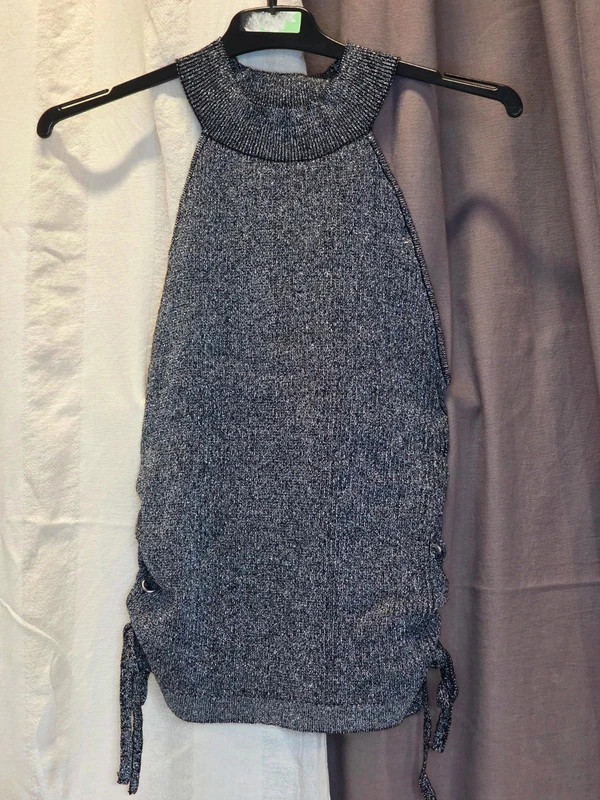 Haut col montant pailleté Jennyfer🌸 – Jennyfer – taille S / 36 / 8 2
