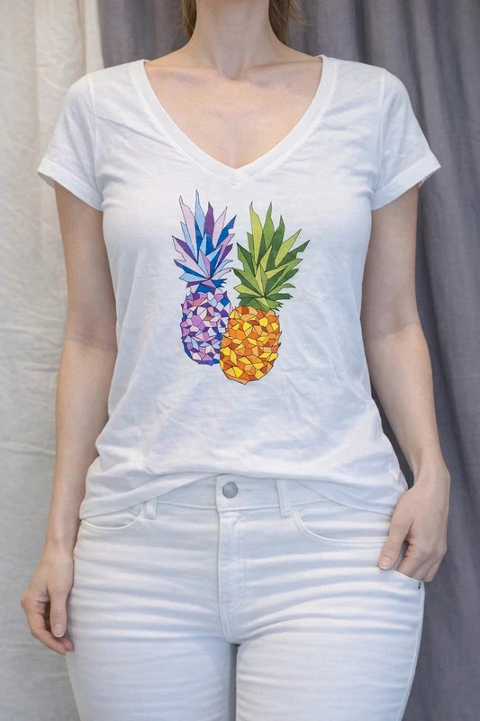Tee-shirt femme🌸 – Fruit of the Loom – taille S / 36 / 8