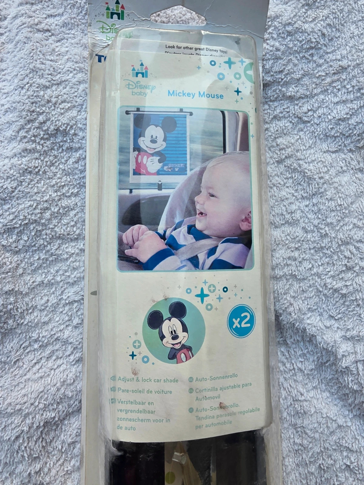 Pare-soleil latéral Disney Baby Mickey (lot de 2) – Tomy 2