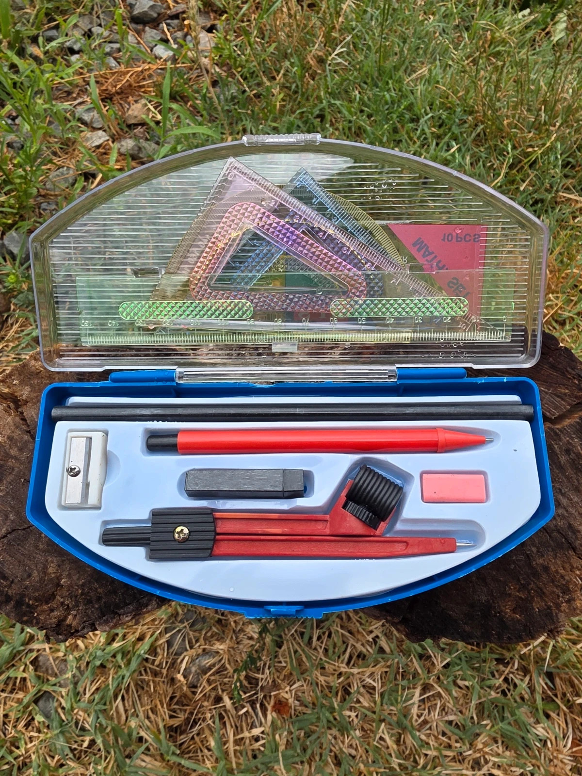 Coffret de géométrie 10 pièces – Neuf 2