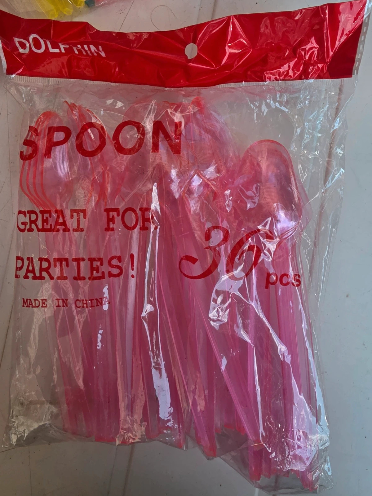 Lot de couverts en plastique colorés – Dolphin – Dolfin 4