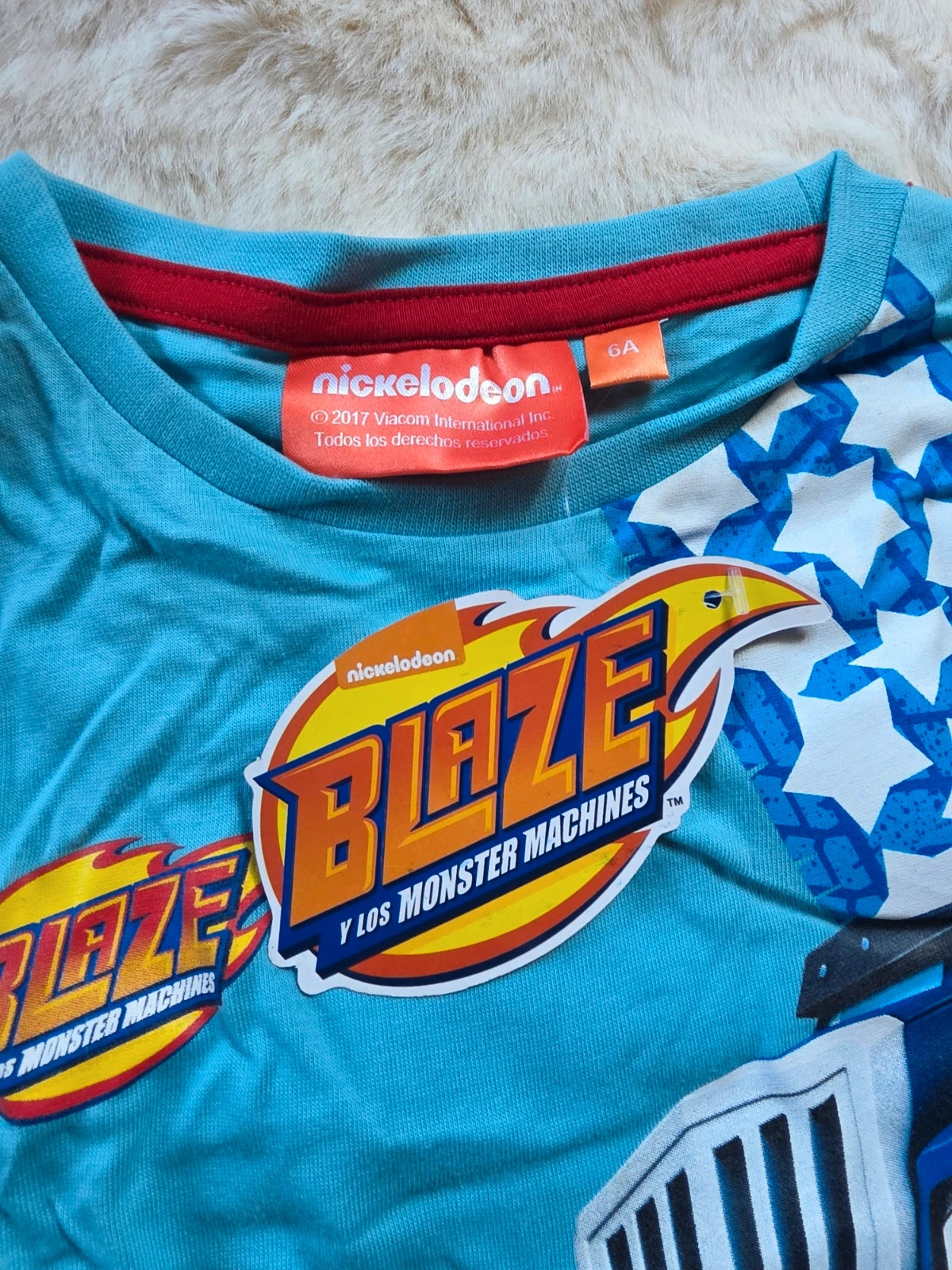 T-shirt manches longues Blaze et les Monster Machines – 8 ans – Nickelodeon – taille 8 ans / 128 cm 3