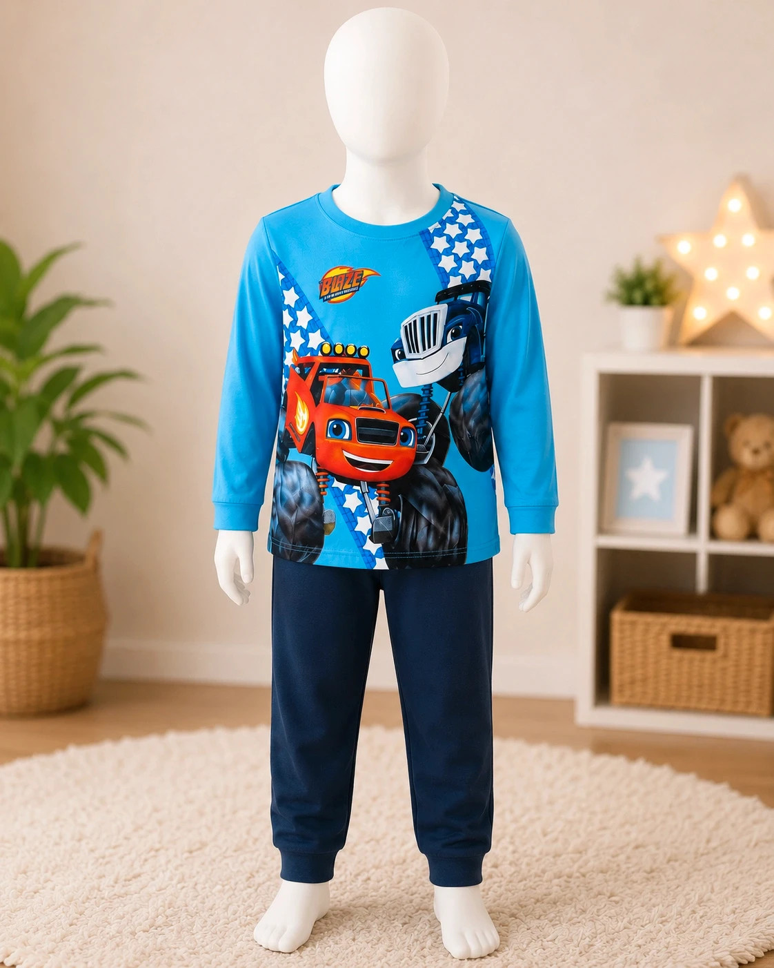 T-shirt manches longues Blaze et les Monster Machines – 8 ans – Nickelodeon – taille 8 ans / 128 cm