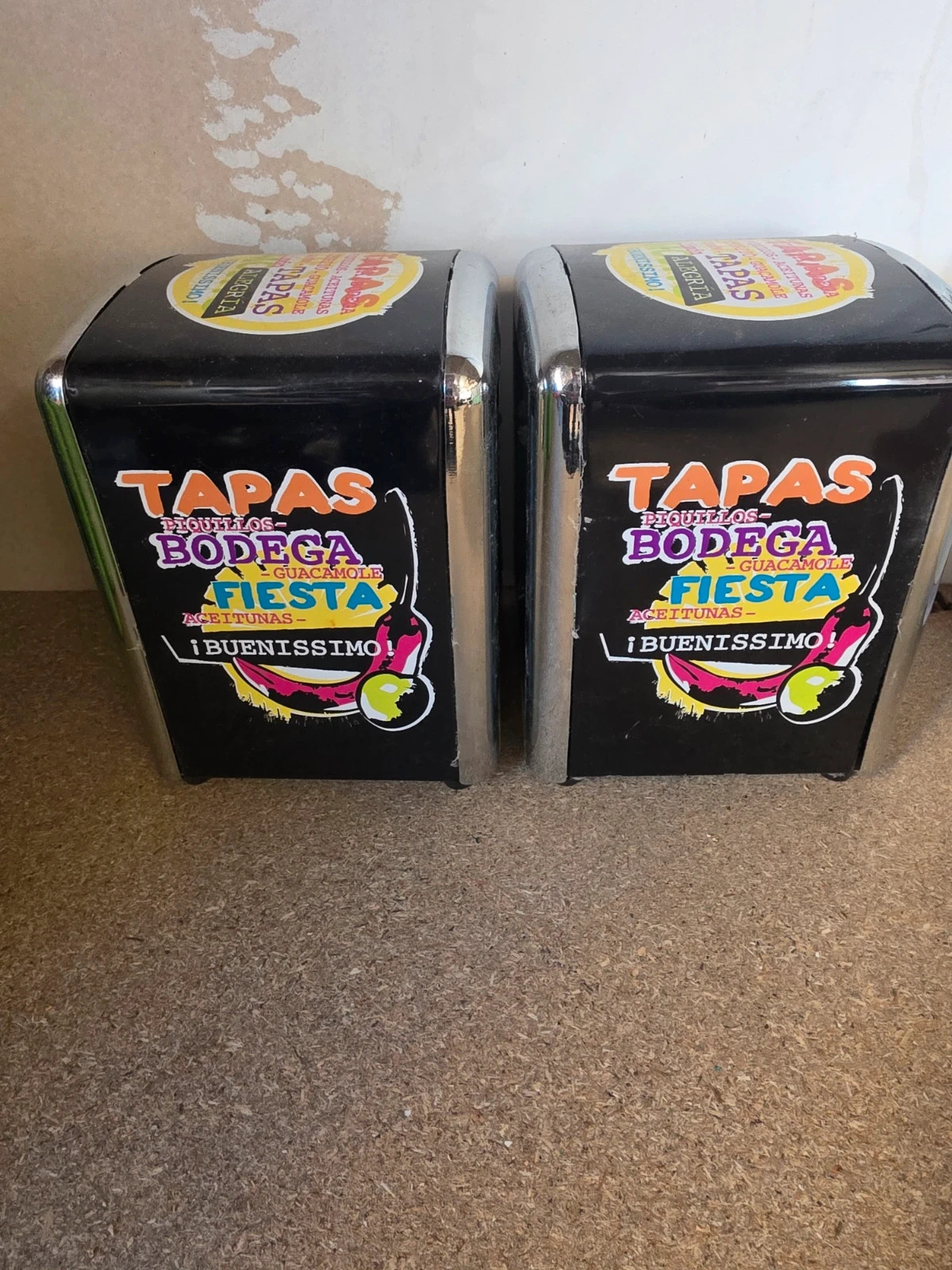 Lot de 2 distributeurs de serviettes Tapas – Style bistrot 📦 2