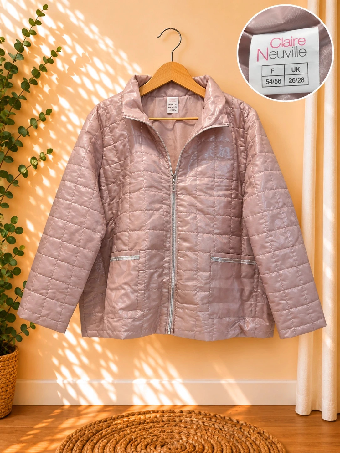 Veste matelassée Claire Neuville – Taille 54/56 📦 – Claire Neuville – taille 7XL / 54 / 26