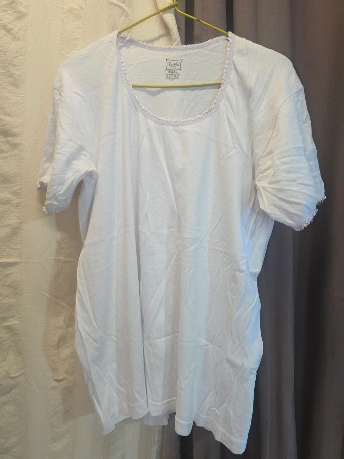 Tee-shirt femme blanc – tuktu – taille XXL / 44 / 16 2