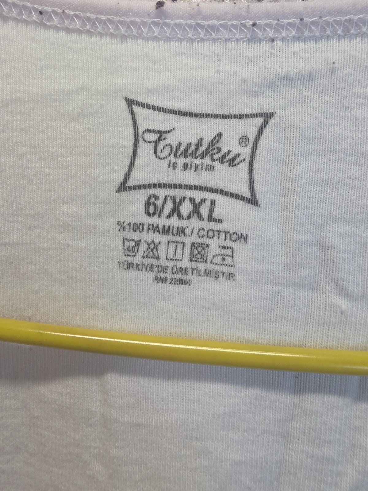 Tee-shirt femme blanc – tuktu – taille XXL / 44 / 16 3