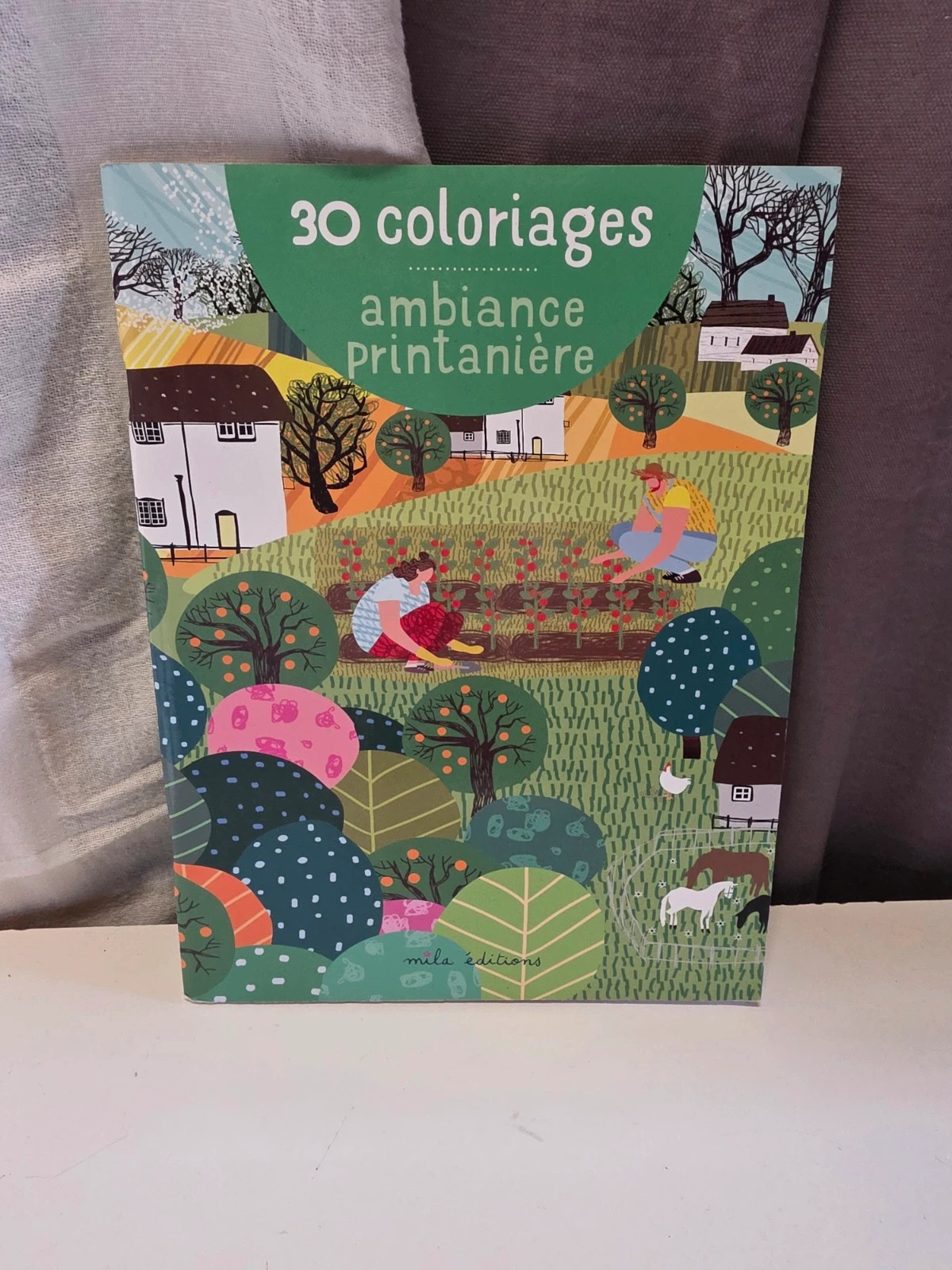 Livre de coloriage – Ambiance printanière (Neuf) 2
