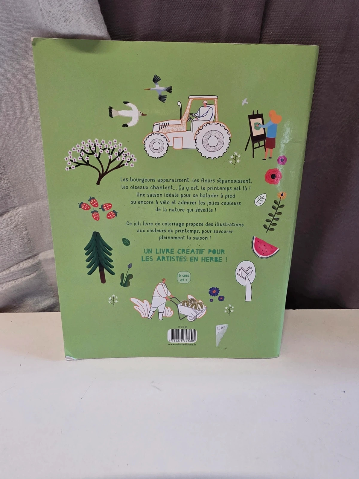 Livre de coloriage – Ambiance printanière (Neuf) 3