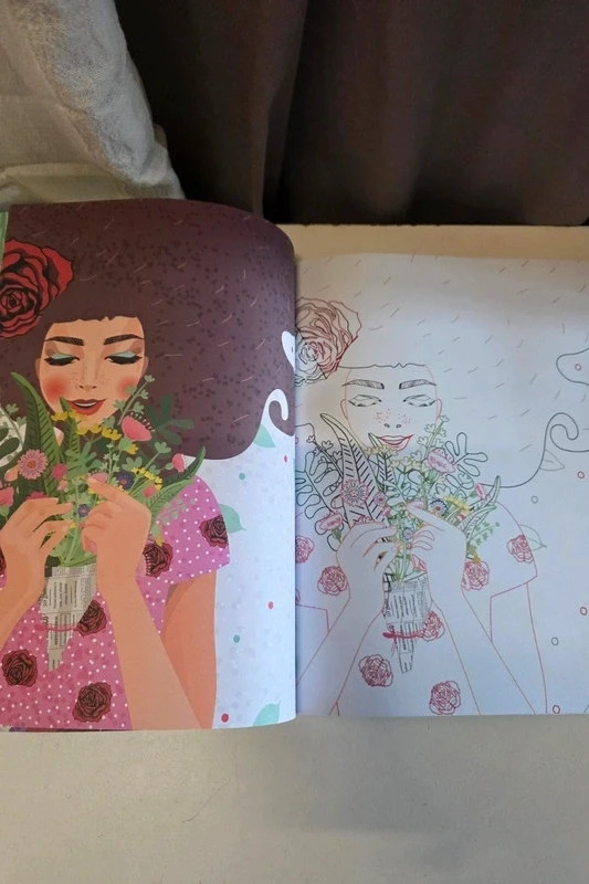 Livre de coloriage – Ambiance printanière (Neuf) 5