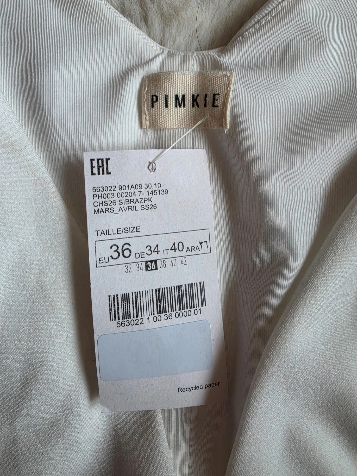 Haut Pimkie – Pimkie – taille S / 36 / 8 2