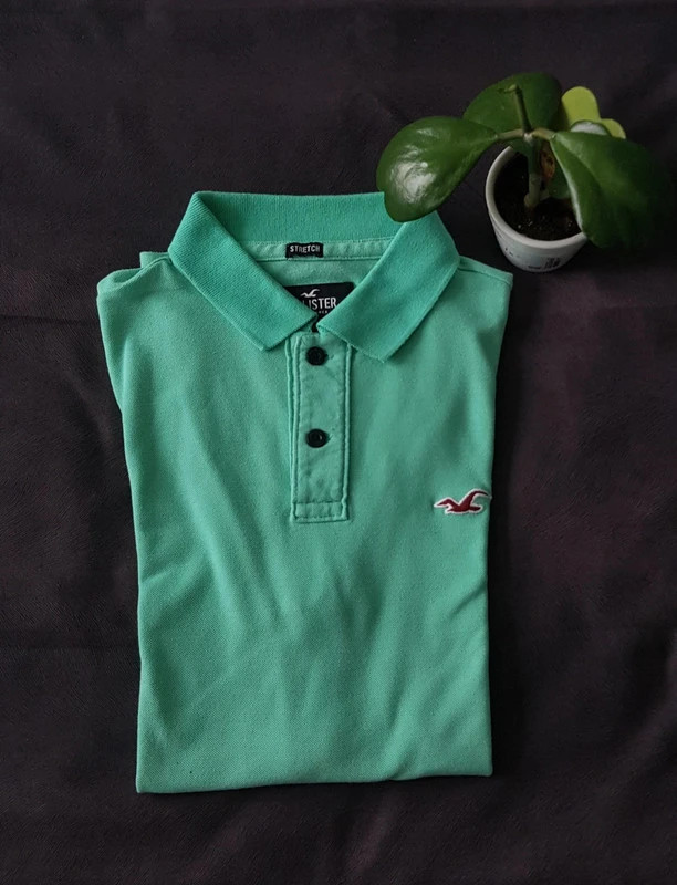 Polo Hollister Turquoise