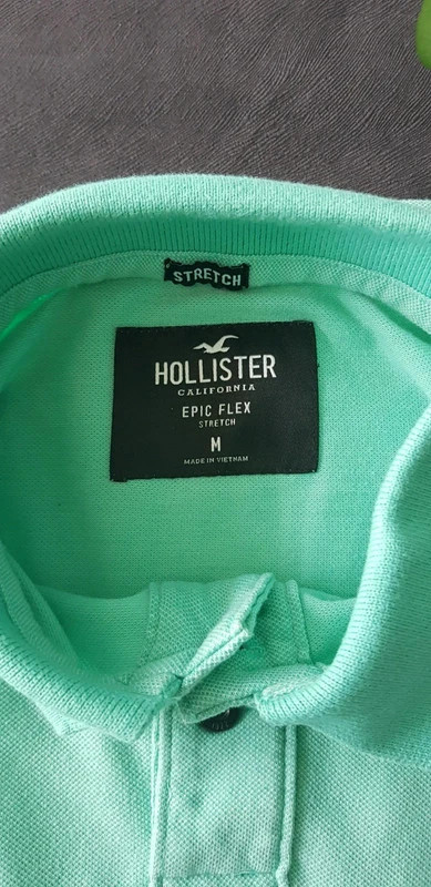Polo Hollister Turquoise – Hollister – taille M 3