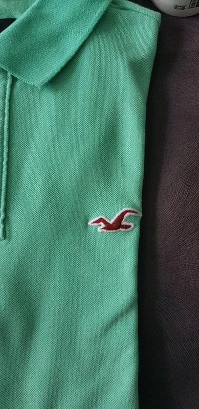 Polo Hollister Turquoise – Hollister – taille M 2