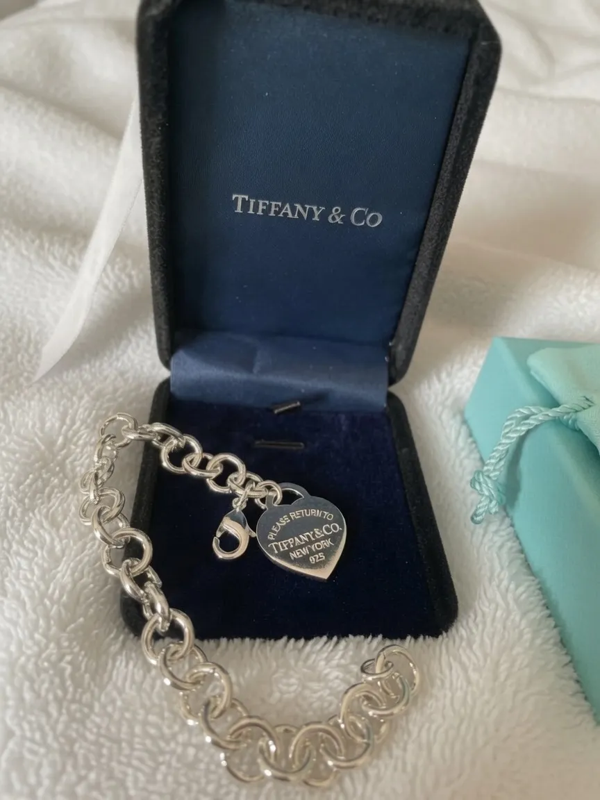 Bracelet Tiffany & Co cœur argenté 2