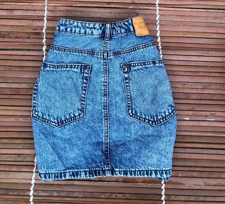 Jupe en denim bleu vintage