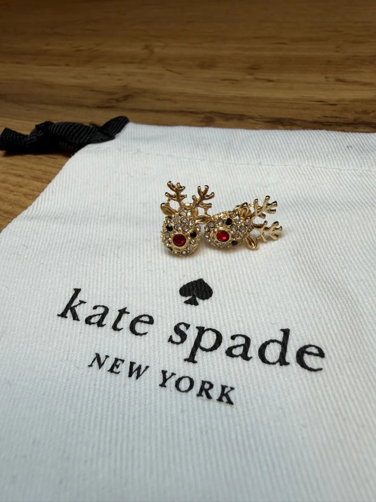 Boucles d'oreilles Kate Spade rennes dorées