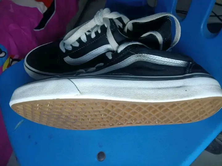 Baskets Vans Old Skool noir blanc