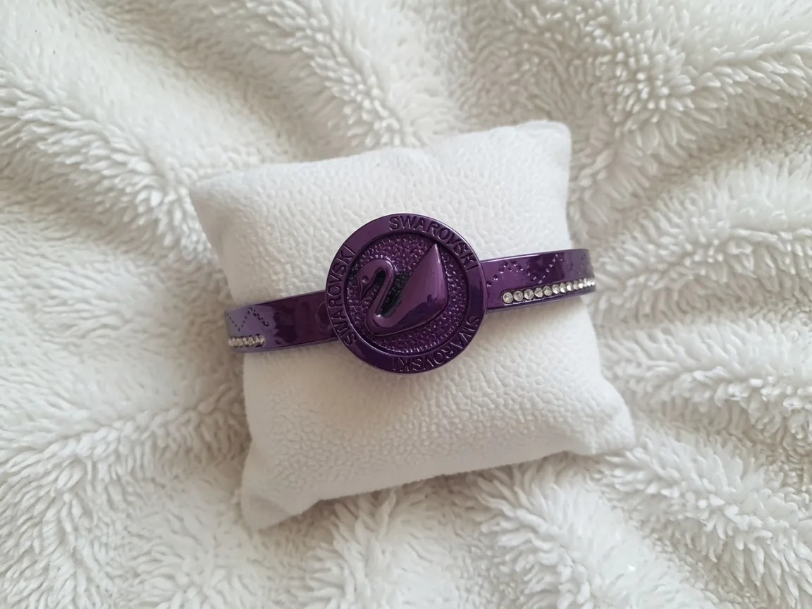 Montre Swarovski coffret trio violet 2