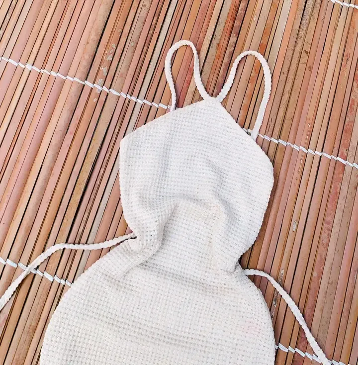 Pull blanc épais col roulé 3