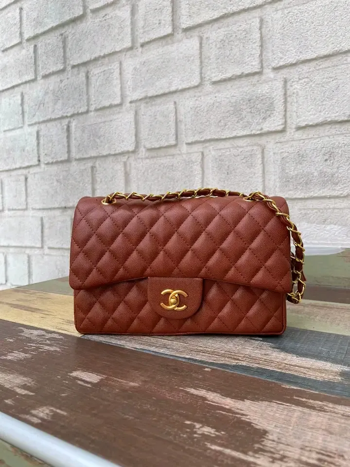 Chanel Sac Classique matelassé caramel 4