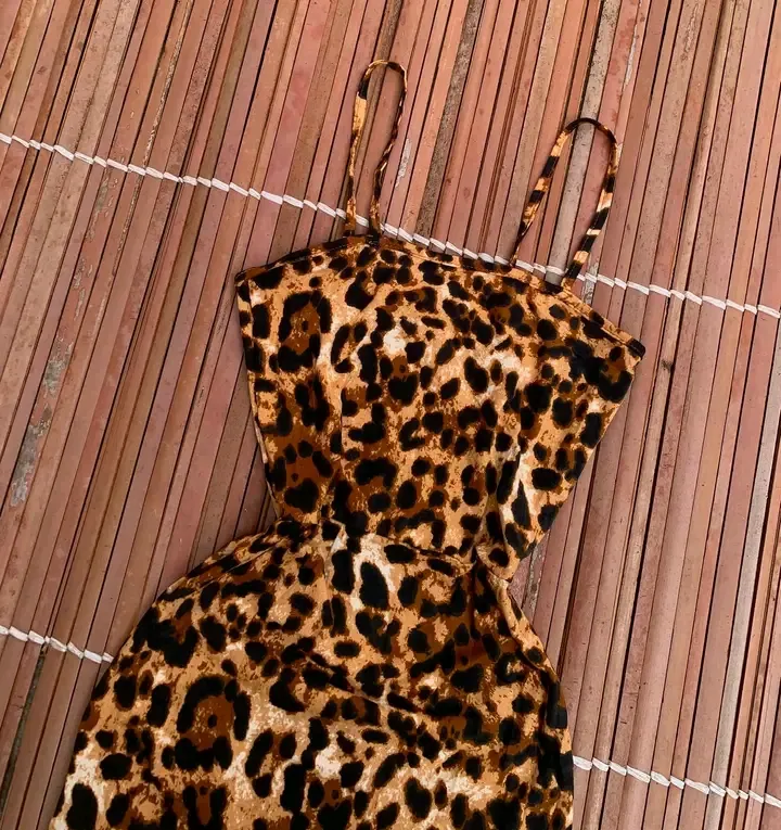 Robe léopard imprimé animal 2