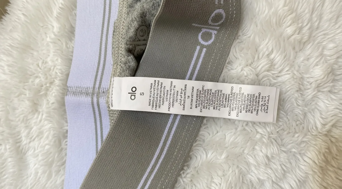 Legging alo yoga gris clair 3