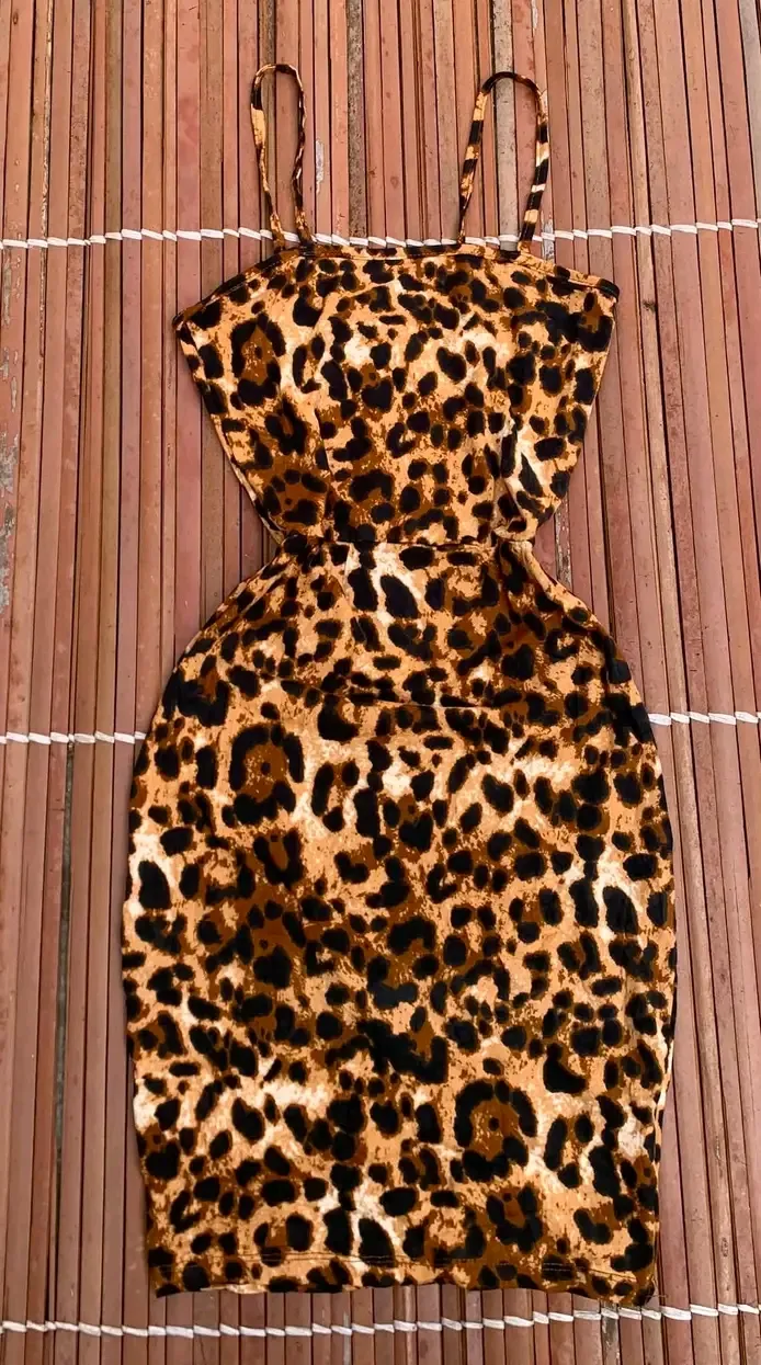 Robe léopard imprimé animal 3