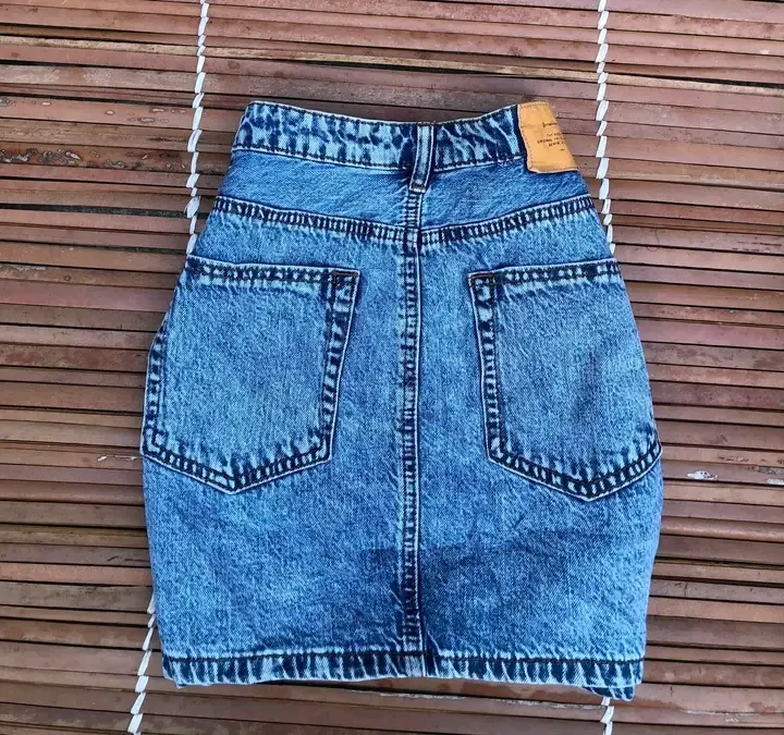 Jupe en denim bleu vintage 2