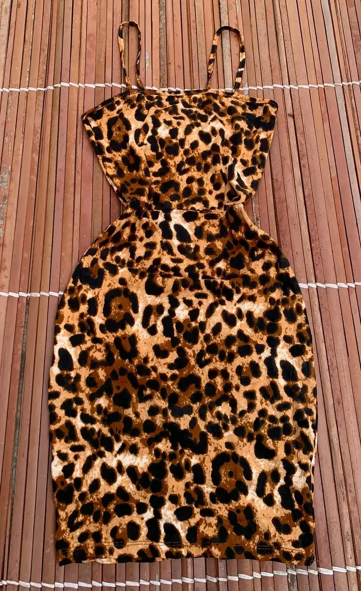 Robe léopard imprimé animal