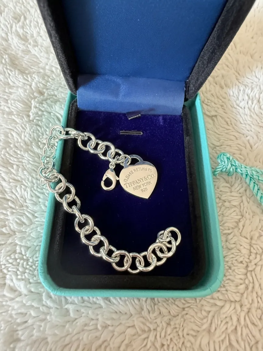 Bracelet Tiffany & Co cœur argenté 5
