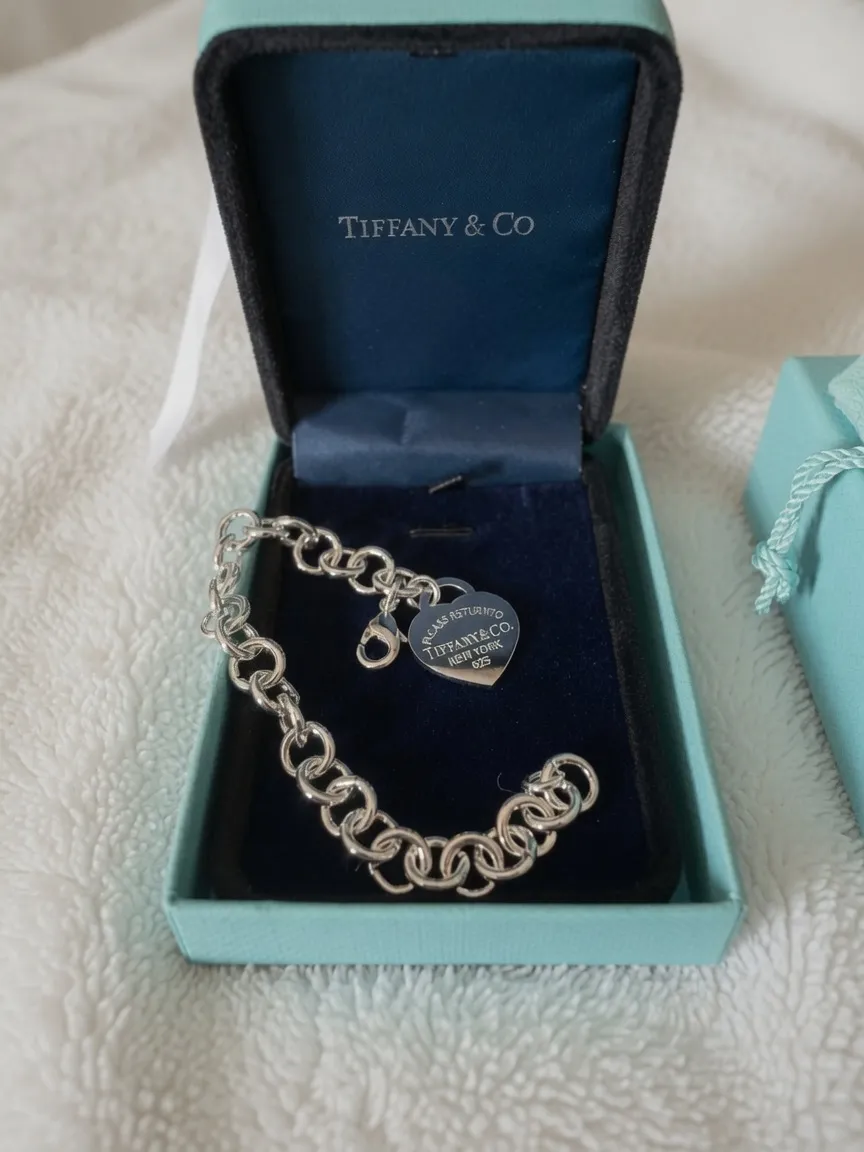 Bracelet Tiffany & Co cœur argenté 3