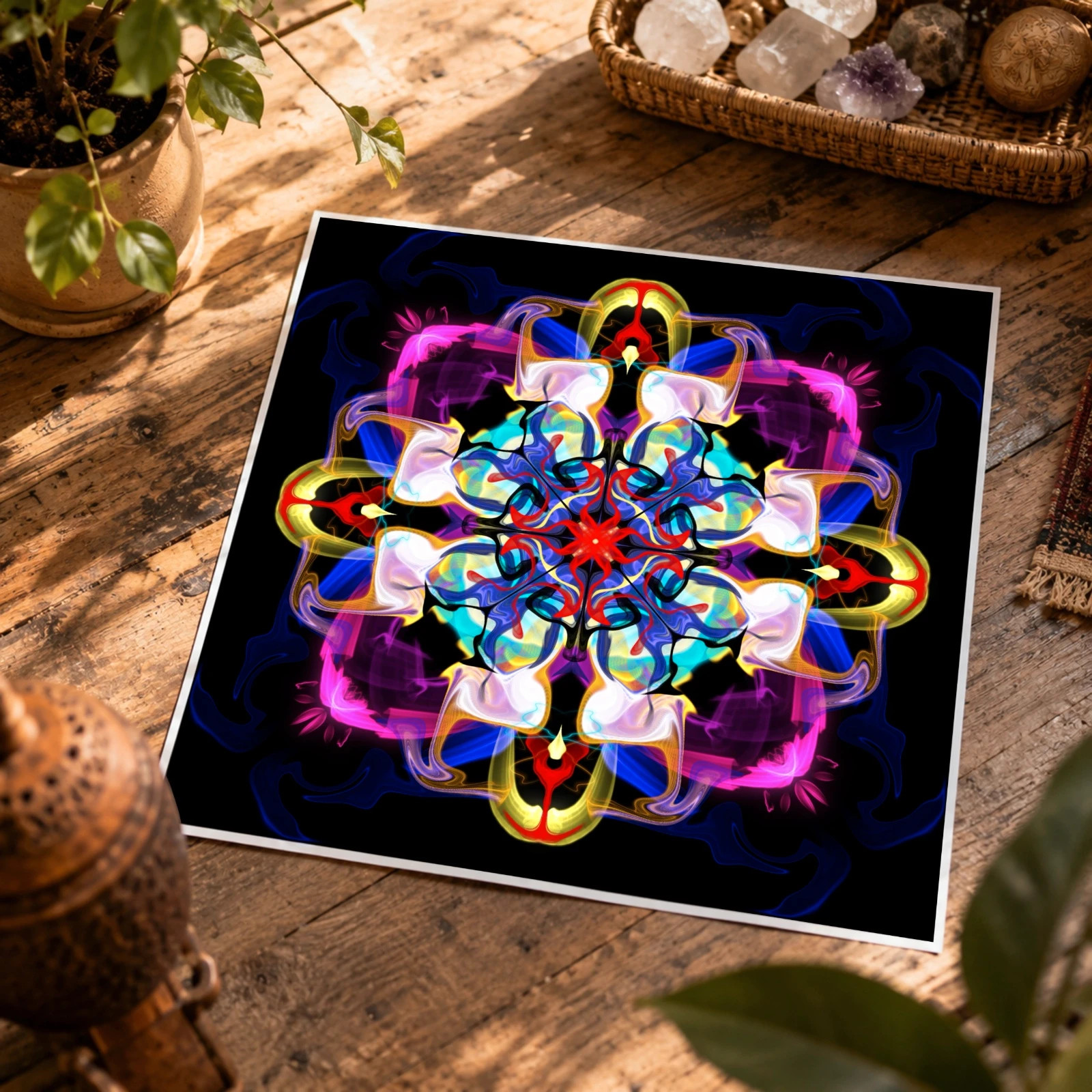 Mandala Lotus – Art mural, décoration zen – Patdeouf® – Patdeouf 3