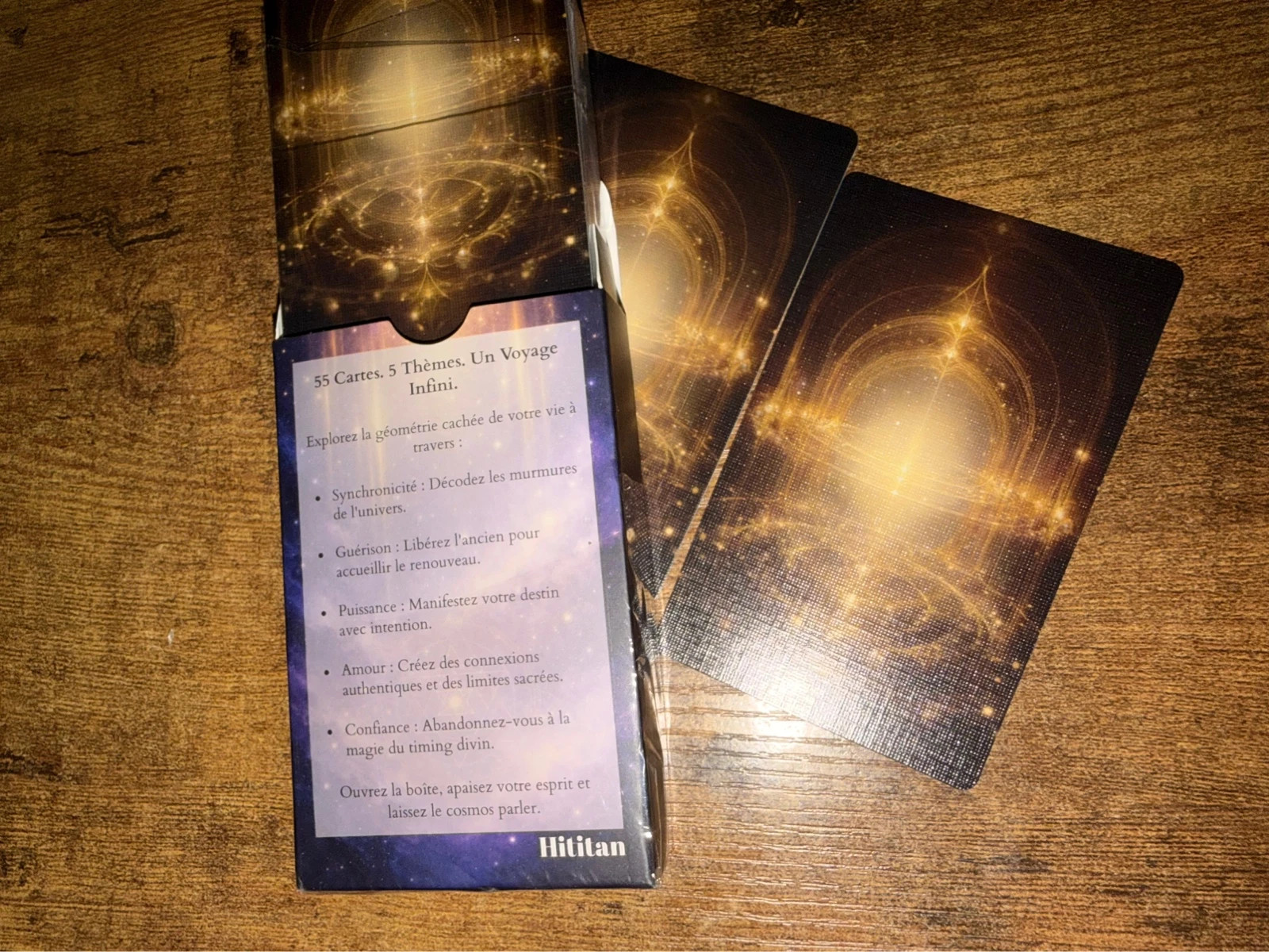 Jeu de cartes oracle Messages de l’Univers – 55 cartes Guidance Numérique – hititan 2