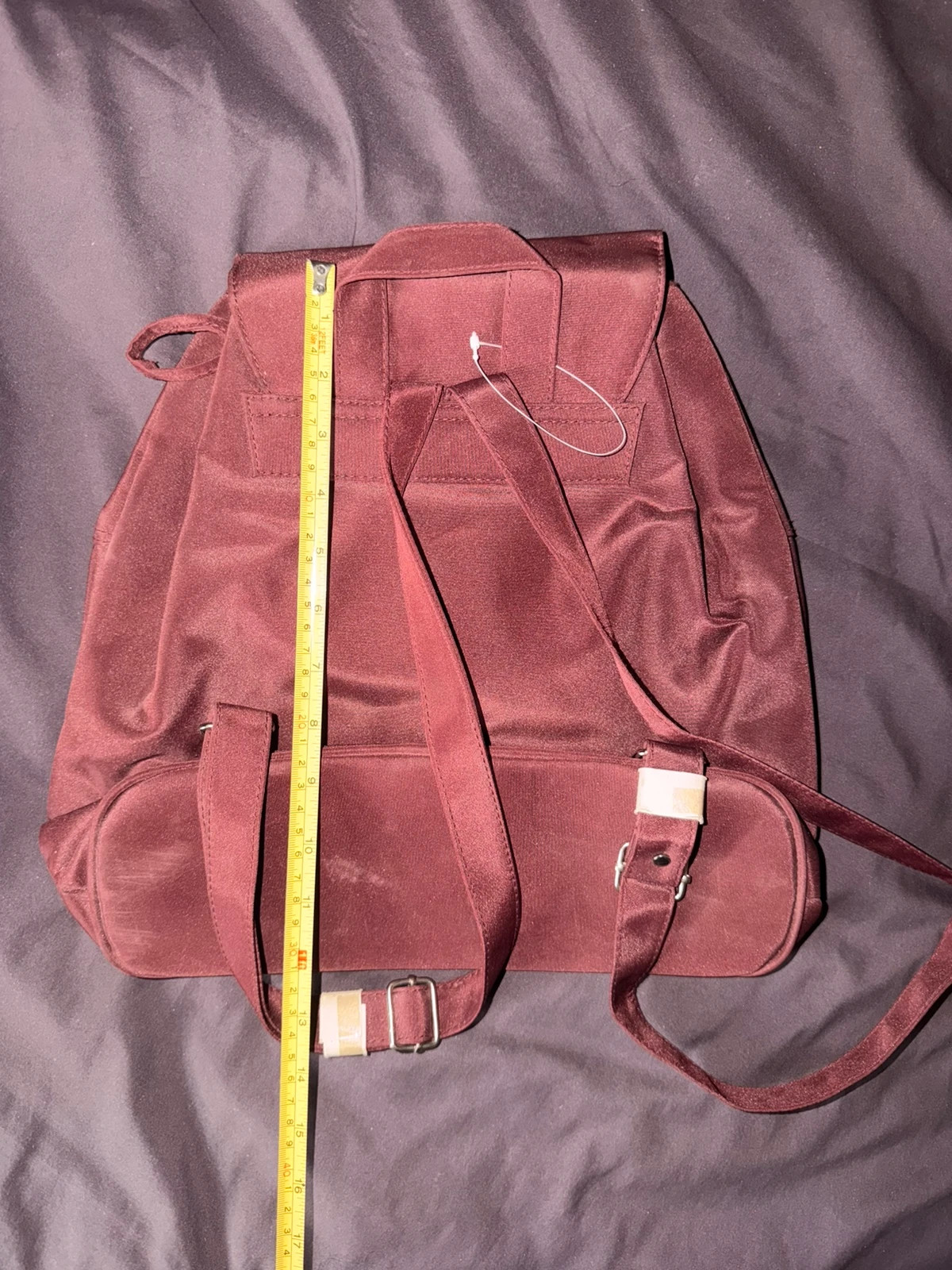 Sac à dos bordeaux dragon asiatique vintage – Multi-poches – Femme/Homme – Sans marque – taille Taille unique 2