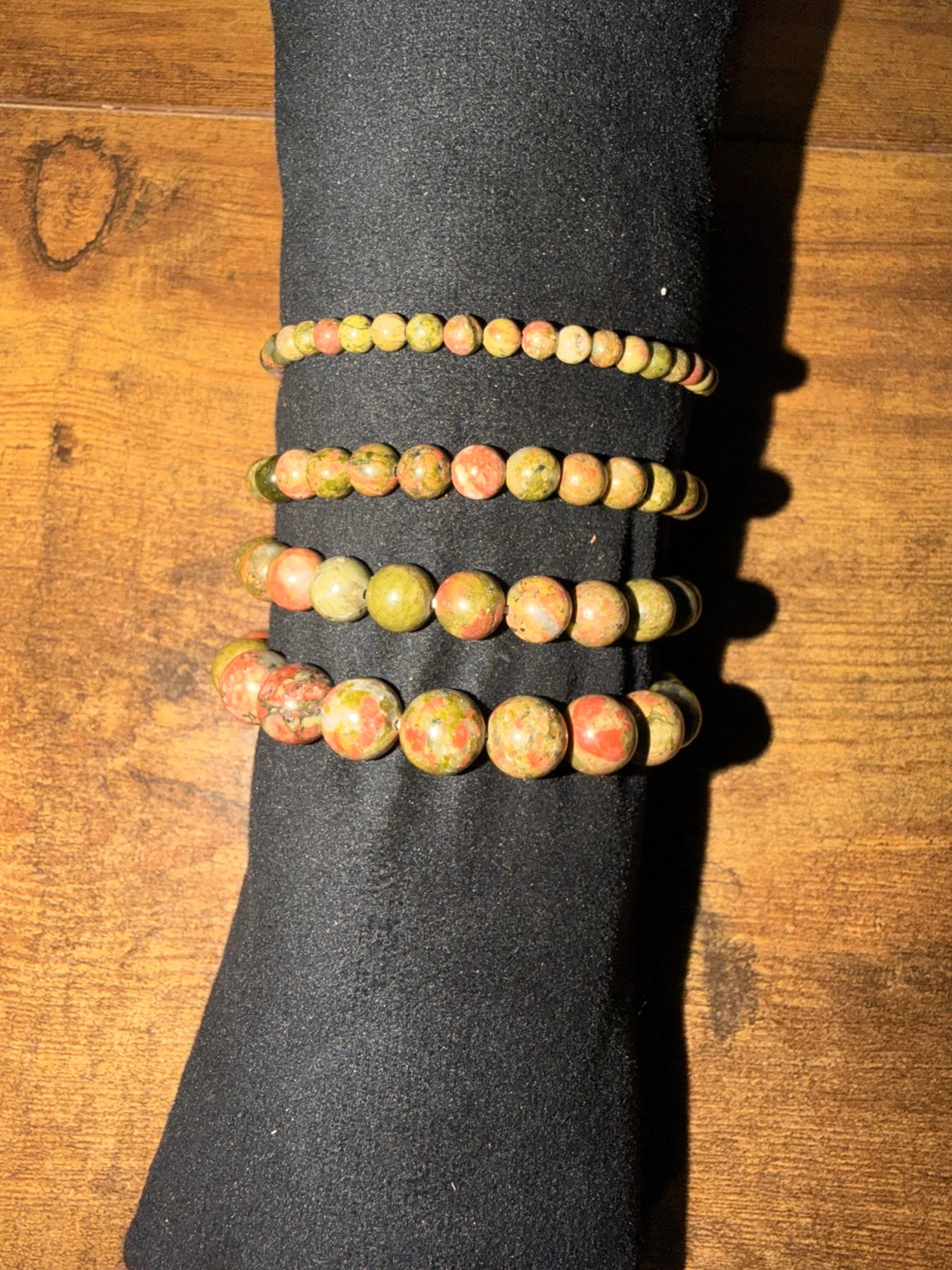 Lot de 4 Bracelets – 4, 6, 8 et 10 mm – Sans marque – taille Taille unique 2