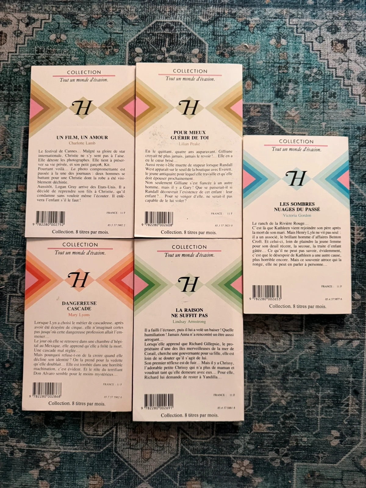 Lot de 5 romans Harlequin Collection 2