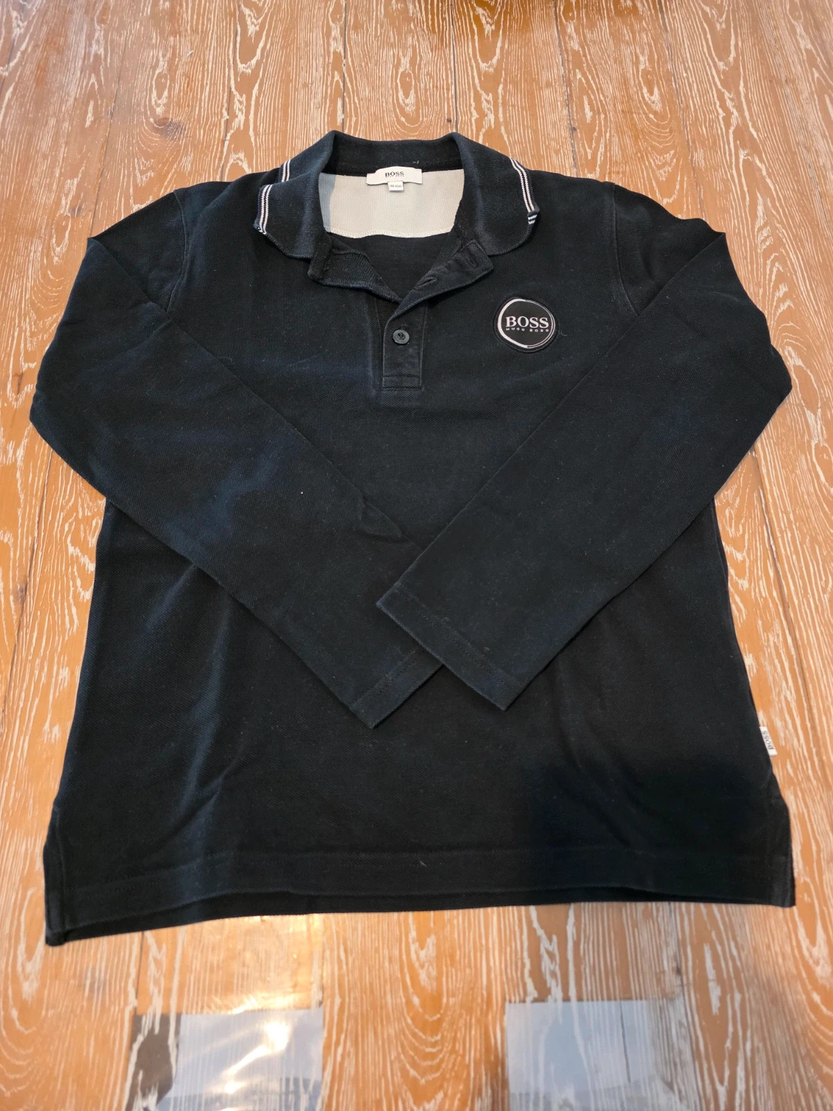 Polo noir Hugo Boss