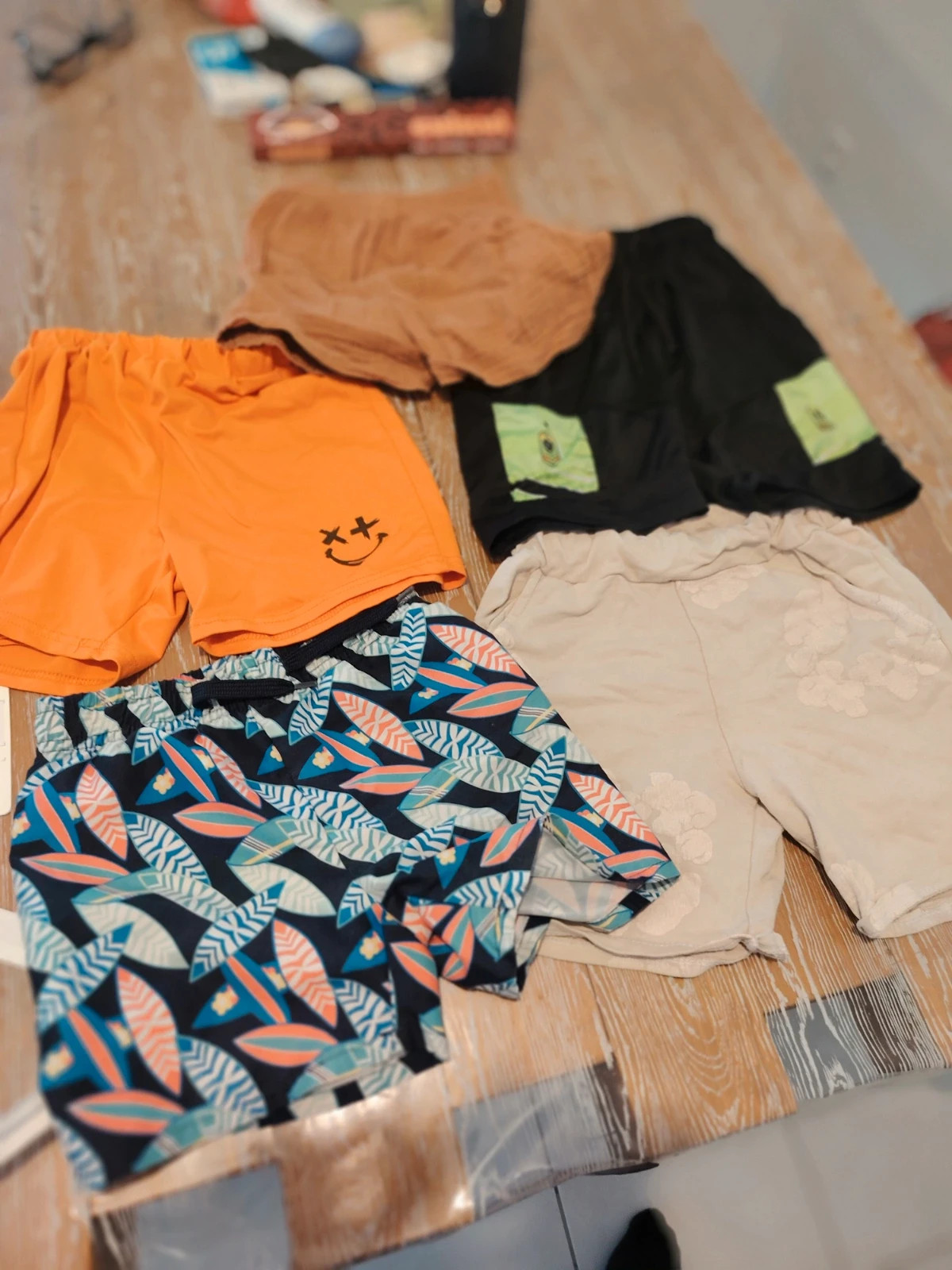 Lot de 5 shorts enfants