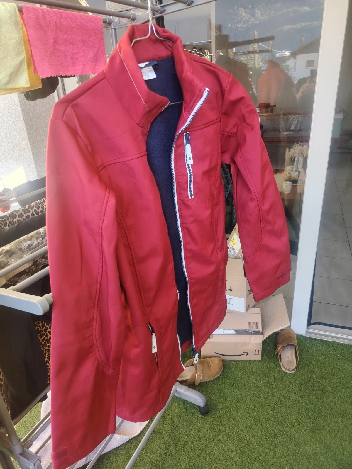 Gilet softshell rouge état neuf – Vintage Dressing – taille S 3