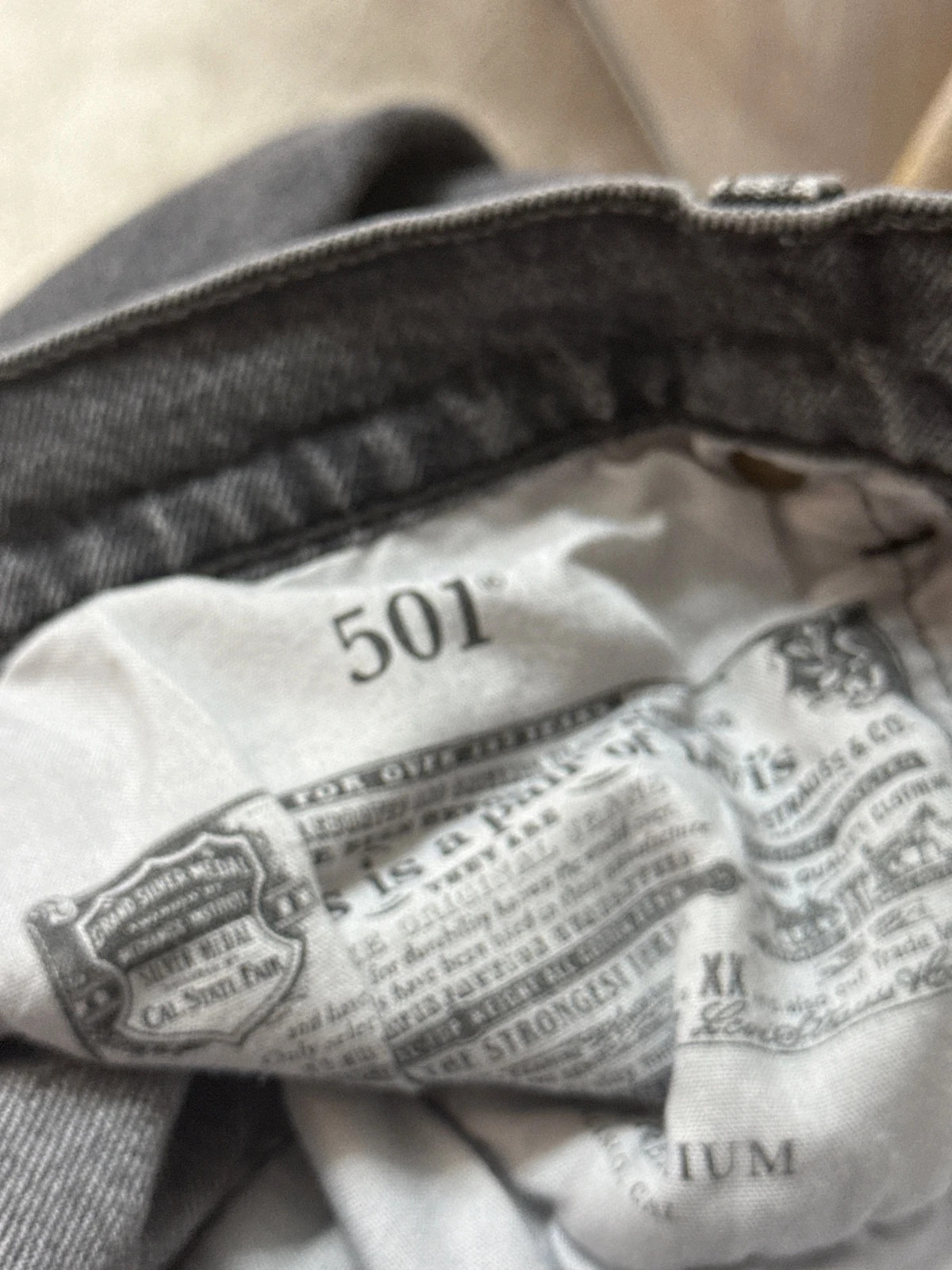 👑 Jean levi’s 501 – Levi's – taille S / 36 / 8 5