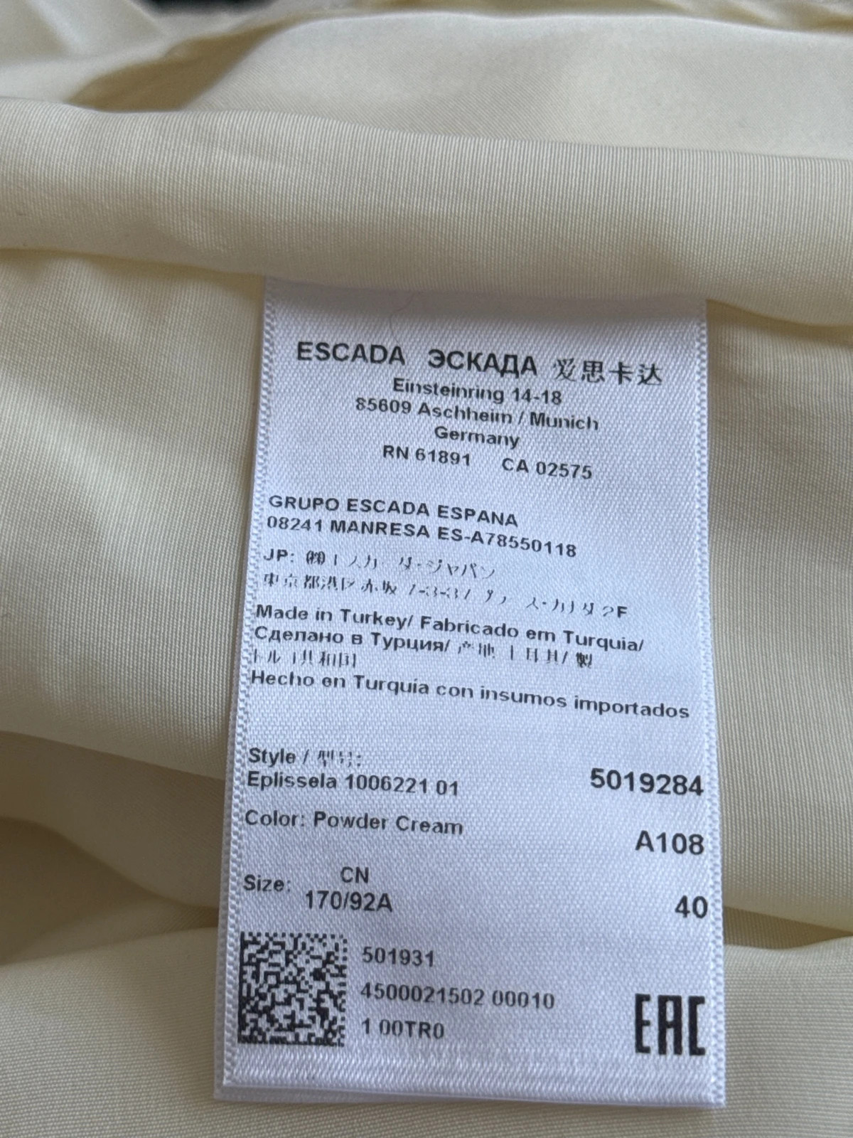 👑 Robe escada – Escada – taille L / 40 / 12 5