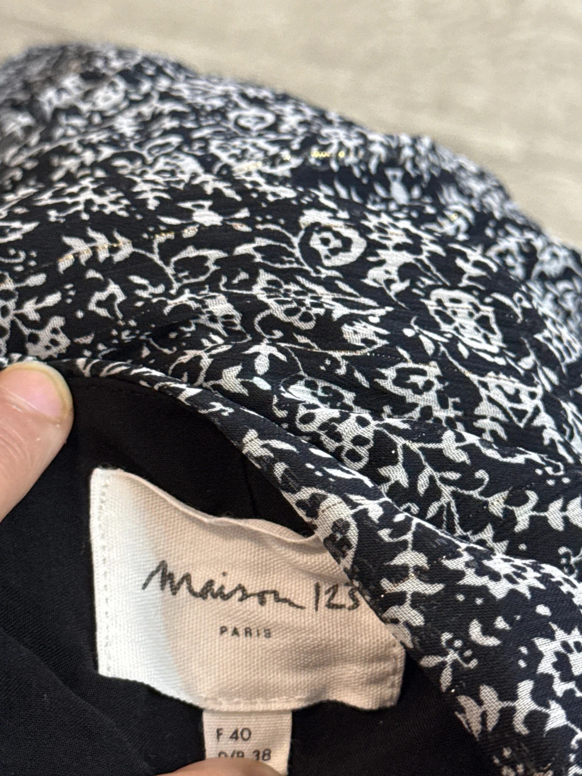 🟩 Robe maison 123 – Maison 123 – taille L / 40 / 12 5