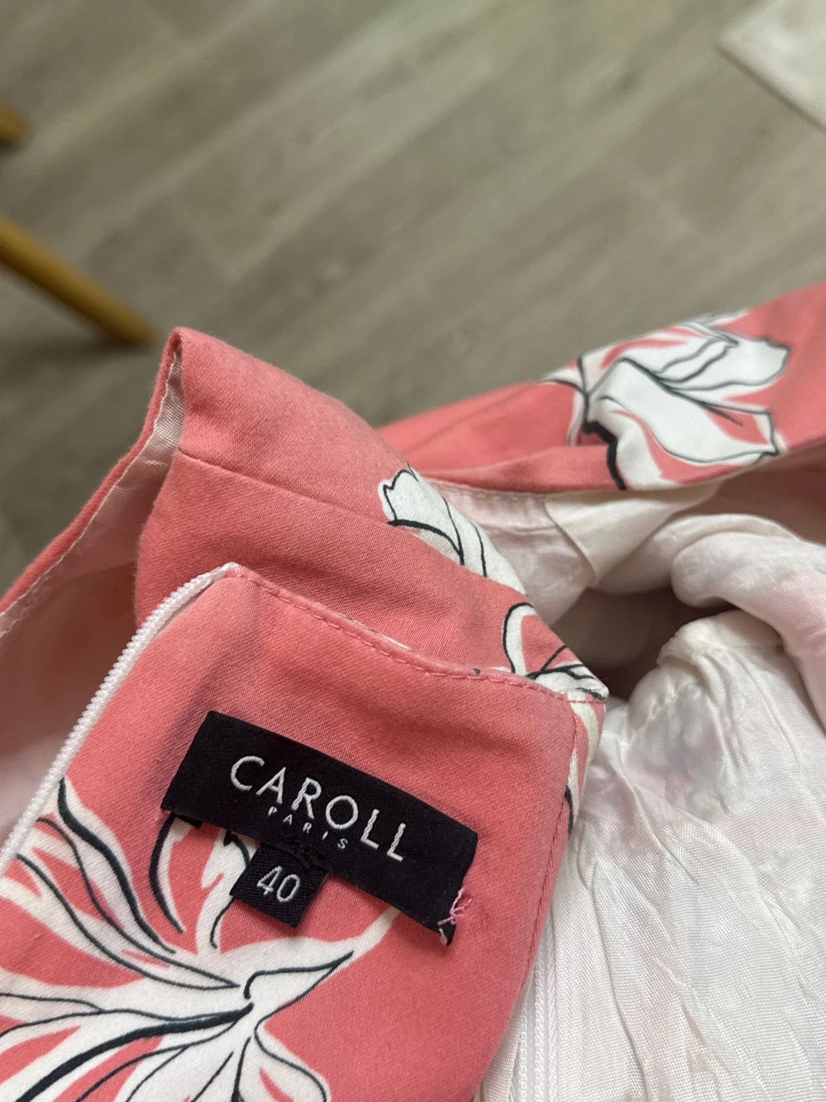 🌴 Robe caroll – Caroll – taille L / 40 / 12 4