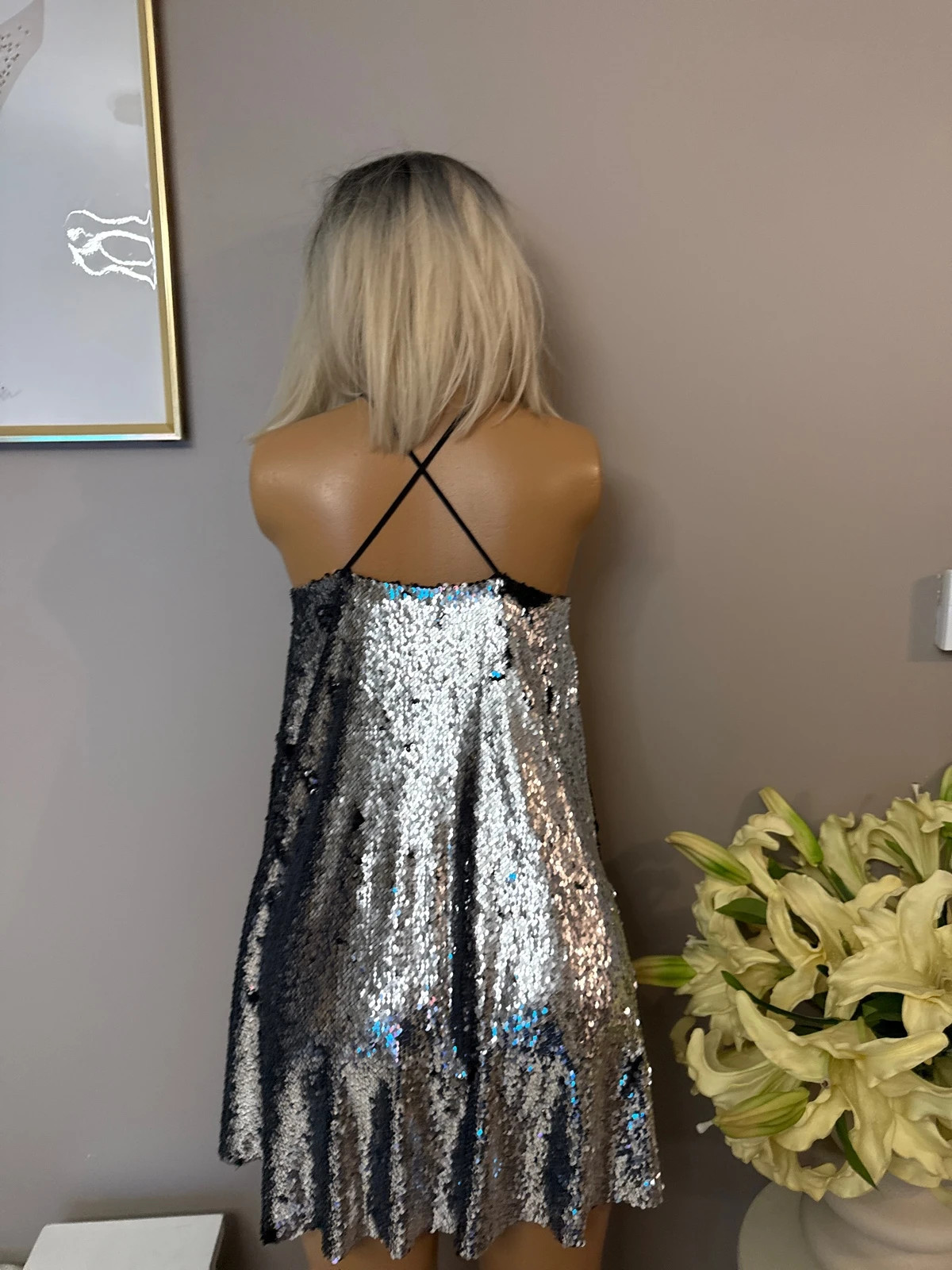🍊 Robe Zara en sequin – Zara – taille M / 38 / 10 4